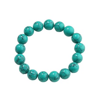 湖北科技绿松石原矿有优化手串佛珠手链配饰铁线玉石高瓷珠宝松绿