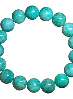 亚马逊捡漏天河石单圈蓝色手串