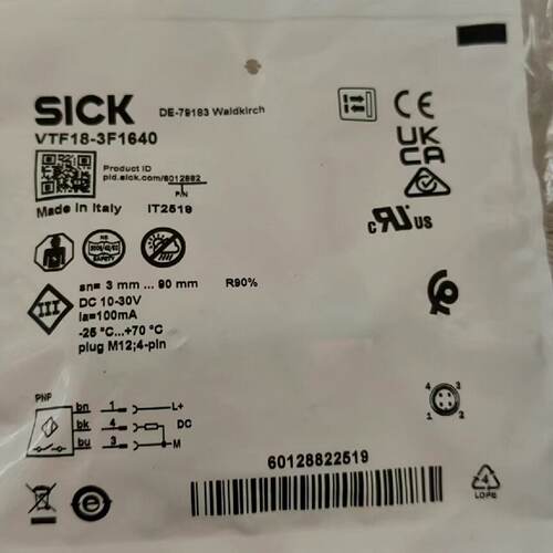 询价-VTF18-3F1640 6012882西克光电传感器原