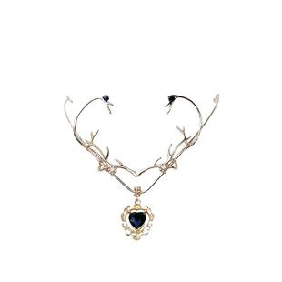 怀瑾稷原创敦煌飞天头饰西域公主旅拍发饰暗黑系眉心坠男女通用