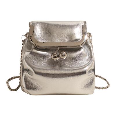 新款洋气高颜值链条口红包夹子包