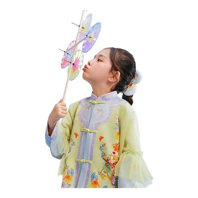 年衣童装女童新中式唐装外套