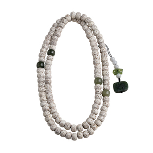 星月菩提子手串108颗念佛珠挂脖项链配饰和田玉正品文玩盘玩手链