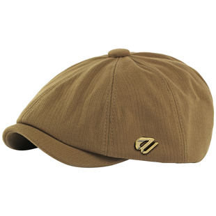 帽子秋冬复古八角帽男休闲保暖全封口户外防风高级报童帽中年爸爸