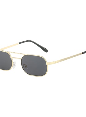 老钱风太阳镜欧美窄框女士墨镜