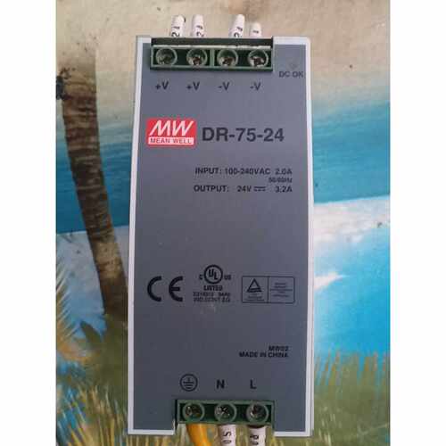 明纬DR-75-24导轨式开关电源，输入电压100-240V议价