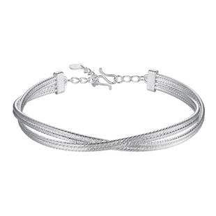 金町五帝钱手链女款足银999招财胖福手工盘缠手串纯银手镯手饰