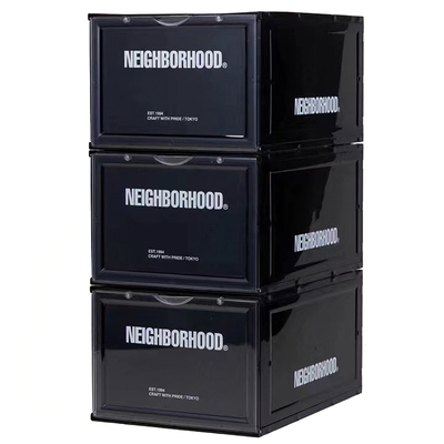 MMJ骷髅头磁吸鞋盒透明收纳盒