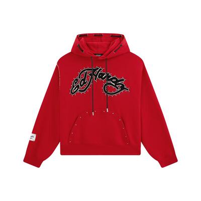 Ed Hardy埃德哈迪冬季流行新款女士贴布绣烫片套头衫