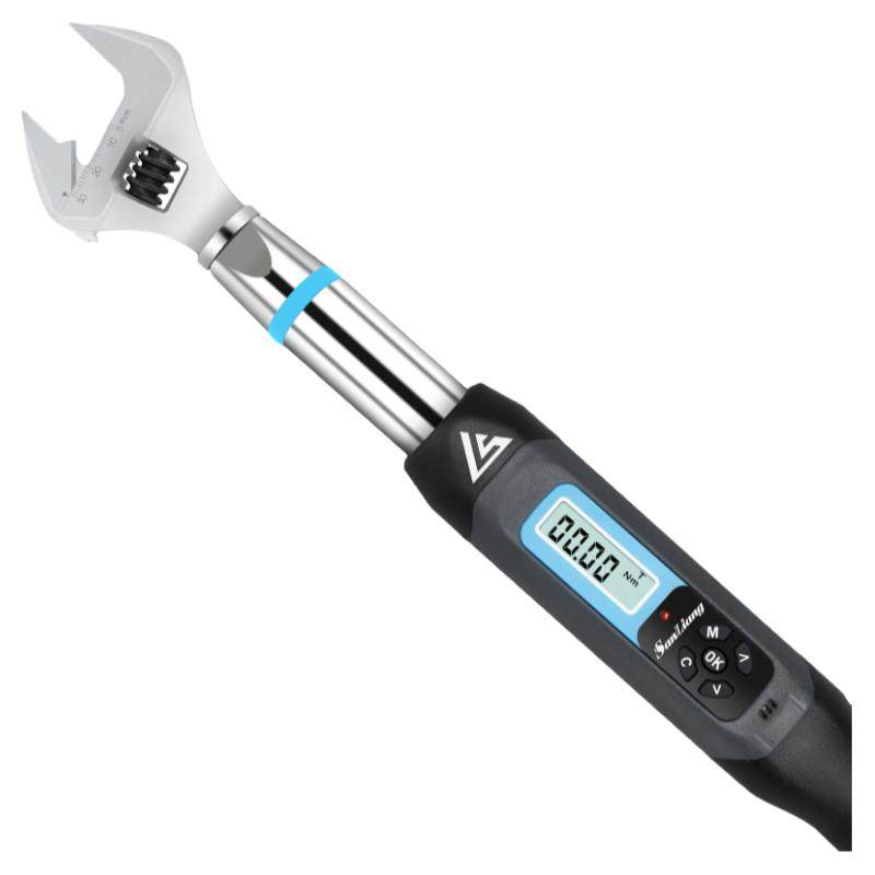 日本三量活动开口头电子数显扭力扳手可换力矩扭矩扳手预置可调式