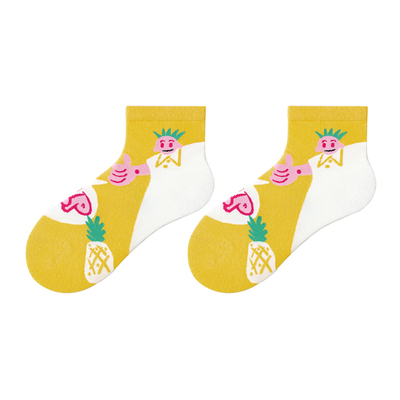 JKN卡通女士袜子短筒春夏款