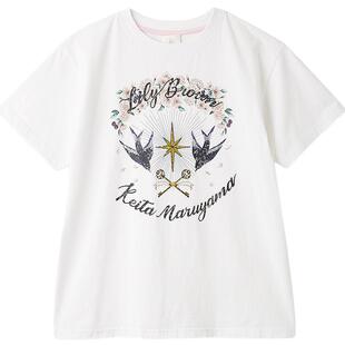 LILY BROWN2026春夏新品KEITA MARUYAMA合作款纯棉T恤LWCT261181