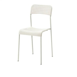 宜家阿德靠背简约经济型塑料北欧国内代购书桌办公椅电脑椅餐椅子