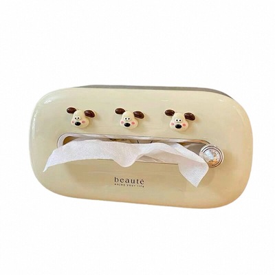 高档轻奢纸巾盒壁挂式洗脸巾收纳盒子家用高级感创意面巾纸抽纸盒