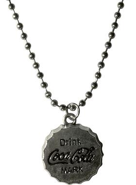 合金圆珠链男女情侣复古瓶盖吊坠