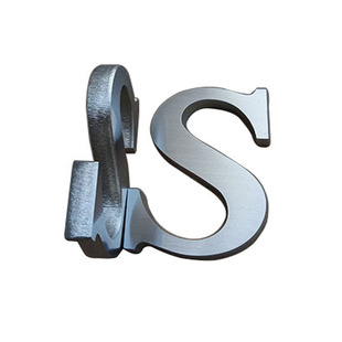 精品拉丝不锈钢实心字定做钛金黄古铜金属立体酒店门牌号数字英文