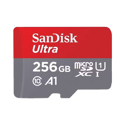 闪迪(MicroSD)256G内存卡A1 U1手机监控摄像头高速行车记录仪TF卡