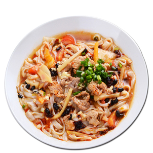 邕州老街南宁老友粉 沙河粉 切粉扁粉 老友酱汤粉 酸辣味特产小吃