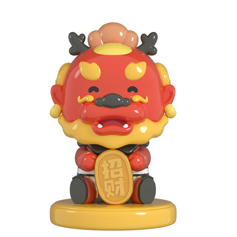 上美影龙年限定系列盲盒手办摆件