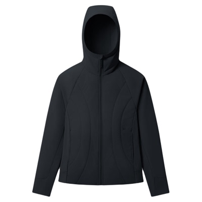 蕉下连帽运动气绒服跑步夹棉外套