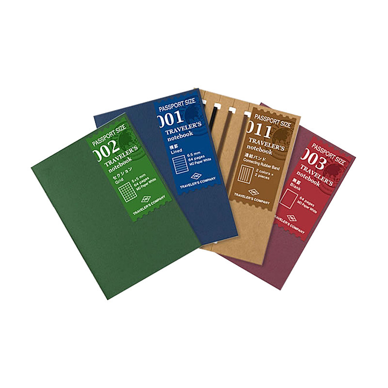 TRAVELER'SNotebook TN旅行者笔记本护照尺寸用配件本芯内芯 正品