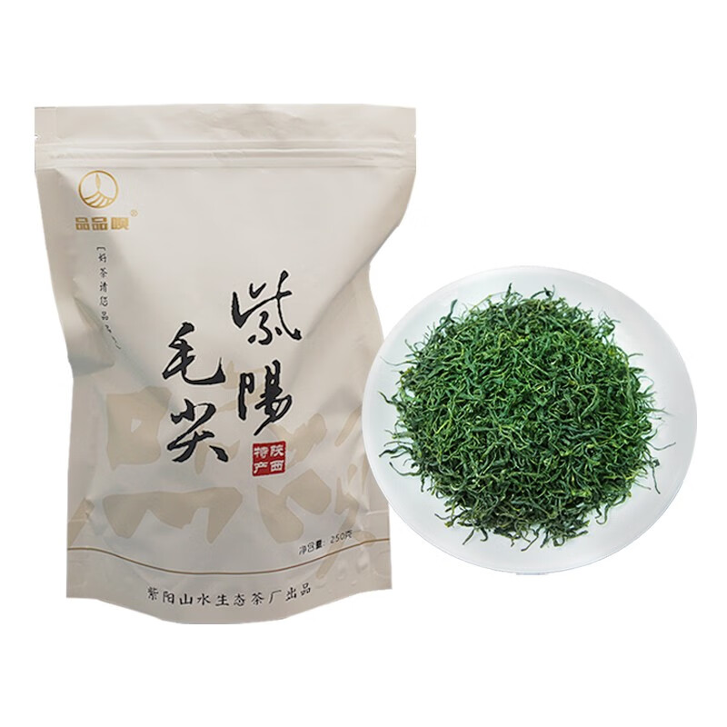 紫阳富硒茶毛尖新茶陕南绿茶