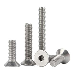 316不锈钢沉头内六角螺丝304平头螺钉大全螺栓M2M3M4M5M6M8M10M12