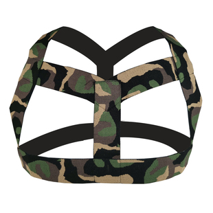 男士肩带臂环健身吊带背心绑带显大胸带肌肉男运动束带纯色性感