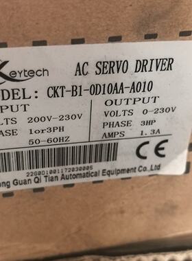 询价-keytech CKT-B1-0D10AA-A010伺服驱动