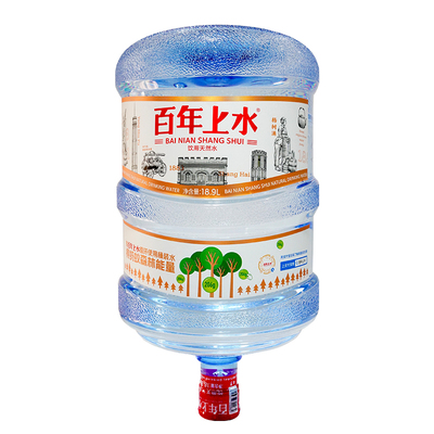 百年上水天然水18.9L桶装水大桶