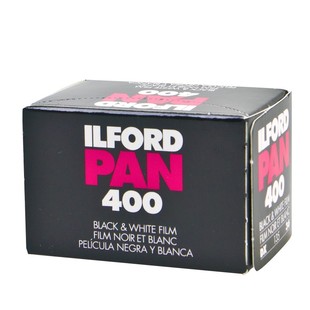 英国原装进口依尔福ilford 伊尔福 PAN 400 135黑白胶卷颗粒细腻