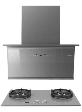 林内新品灰色留白·灰韵烟灶套装