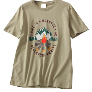 包邮！74色穿了不想脱 情侣舒适磨毛短袖T恤女夏潮男半袖印花上衣