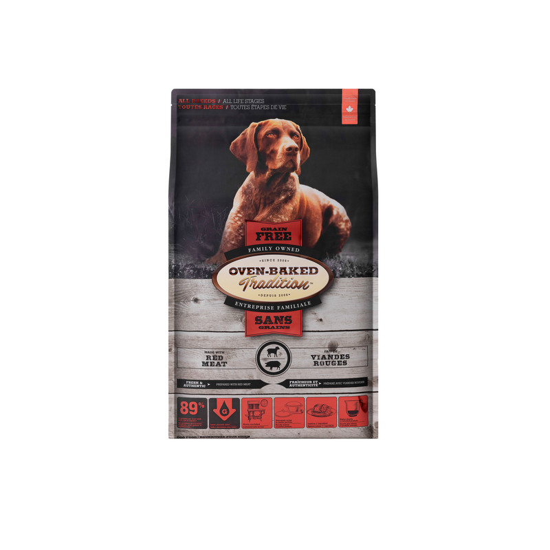 【官旗】欧恩焙低温烘焙中大型全犬粮无谷鱼羊兔肉标粒加拿大进口