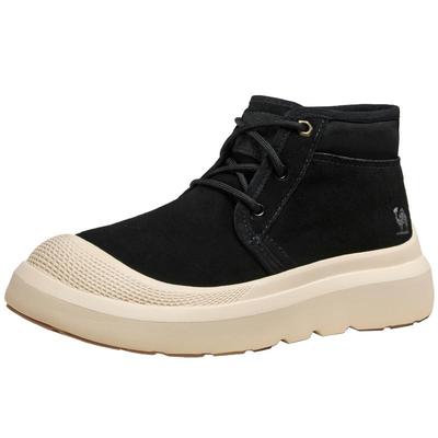 双重蓄热系统排雪抓地齿纹雪地靴