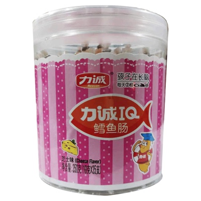 力诚鳕鱼肠原味儿童350g深海鱼肠