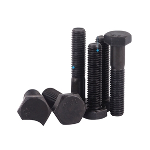 外六角螺丝批发M5M6M8泰展高强度12.9级合金钢六角头螺栓六角螺钉