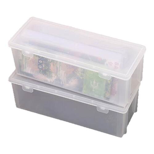 透明卡牌收纳盒吧唧防尘奥特曼卡片桌面谷子镭射徽章整理盒展示架