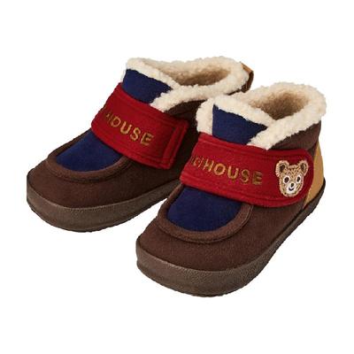 MIKIHOUSE冬季保暖儿童棉鞋