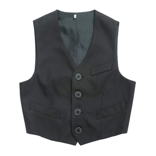 男童礼服马甲套装花童男孩主持人儿童表演西装大童钢琴演出小西服