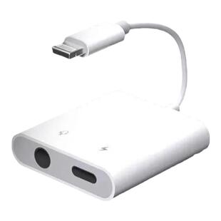苹果手机音频转换器适用iPhone14罗德麦克风转接头声卡连接线直播