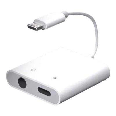 苹果手机音频转换器适用iPhone14罗德麦克风转接头声卡连接线直播