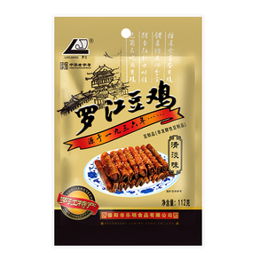 罗江豆鸡四川德阳小吃零食豆制品五香麻辣素鸡油豆皮卷中华老字号