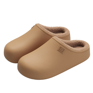 医用手术室棉拖鞋女秋冬季2025新款防水室内家居防滑毛绒保暖棉拖