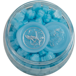 夜光火漆印章蜡粒便宜果冻透色猫爪异形荧光火星蜡粒混色印章全套制作火漆套装火气印章昂腊粒蜡烛珠光火漆蜡