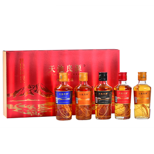 天池良源本草养生酒长白山人参鹿鞭酒人参鹿茸血酒黄精酒虫草酒