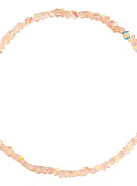 普陀山超闪极细黄水晶手串女款高级感适合夏天的手链轻奢小众精致