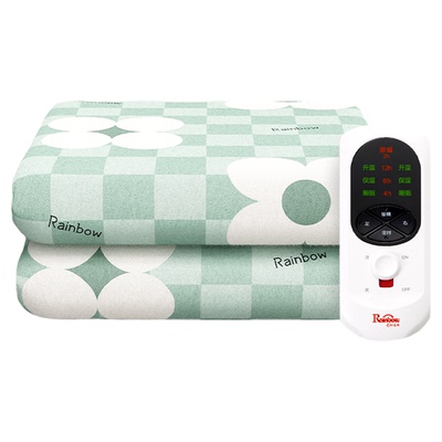 彩虹生活双人双温双控电热毯
