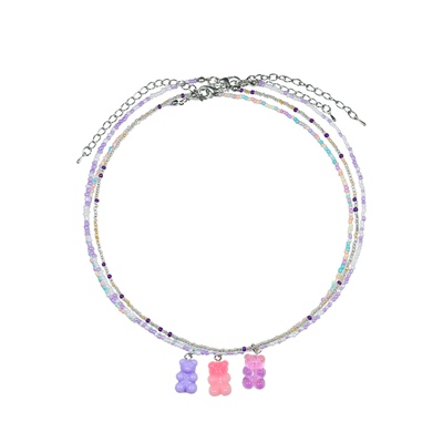 AWE软糖小熊米珠项链陈天润同款