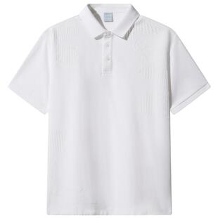 【植绒花卉】卡宾男士高端Polo衫短袖夏季新款翻领凉感t恤上衣男